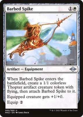 Barbed Spike MH2 5 NM Magic: The Gathering