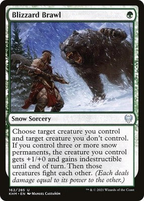 Blizzard Brawl KHM 162 NM Magic: The Gathering