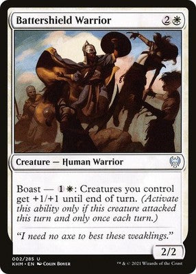 Battershield Warrior KHM 2 LP Magic: The Gathering