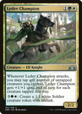 Ledev Champion GRN 186 NM Magic: The Gathering
