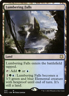 Lumbering Falls AFC 247 NM Magic: The Gathering
