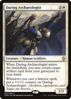 Daring Archaeologist DOM 13 NM Magic: The Gathering