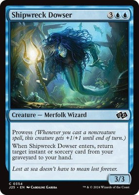 Shipwreck Dowser J25 354 NM Magic: The Gathering
