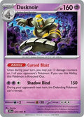 Dusknoir 020/064 SV: Shrouded Fable Reverse Holofoil Pokémon TCG