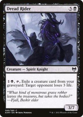 Dread Rider KHM 89 LP Magic: The Gathering