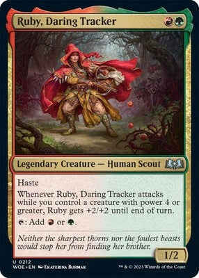Ruby, Daring Tracker WOE 212 NM Magic: The Gathering