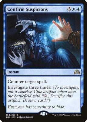 Confirm Suspicions SOI 53 NM Magic: The Gathering