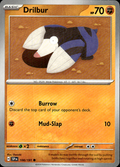 Drilbur Surging Sparks 108/191 Common Pokémon — English Near Mint
