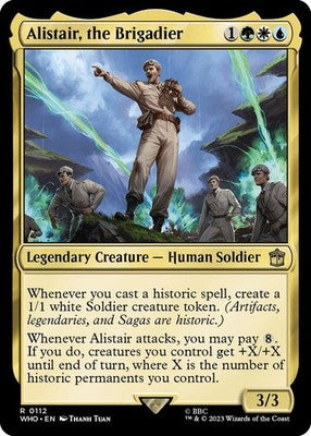 Alistair, the Brigadier WHO 112 NM Magic: The Gathering