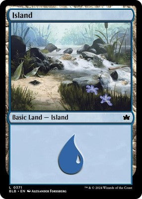 Island BLB 371 NM Magic: The Gathering