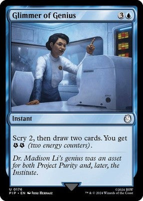 Glimmer of Genius PIP 176 NM Magic: The Gathering