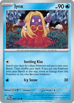Jynx 046/167 SV06: Twilight Masquerade Pokémon TCG