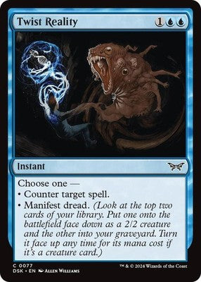 Twist Reality DSK 77 Foil NM Magic: The Gathering