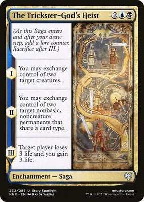 The Trickster-God's Heist KHM 232 NM Magic: The Gathering