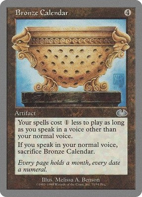 Bronze Calendar UGL 71 NM Magic: The Gathering