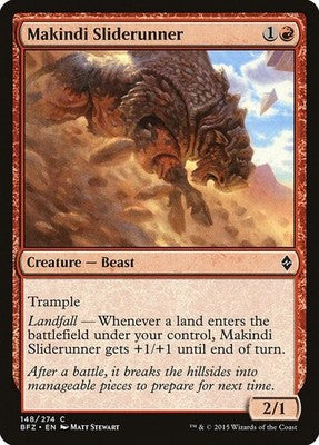 Makindi Sliderunner BFZ 148 NM Magic: The Gathering