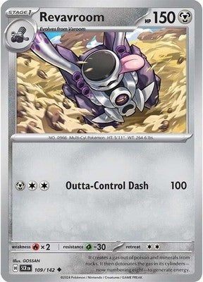 Revavroom 109/142 SV07: Stellar Crown Pokémon TCG