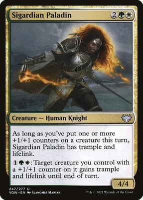 Sigardian Paladin VOW 247 LP Magic: The Gathering