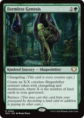 Formless Genesis EOC 96 NM Magic: The Gathering