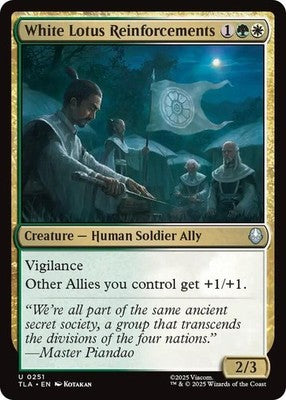 White Lotus Reinforcements TLA 251 NM Magic: The Gathering