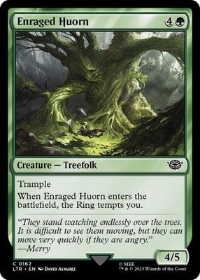 Enraged Huorn LTR 162 NM Magic: The Gathering