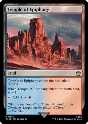 Temple of Epiphany WHO 316 NM Magic: The Gathering