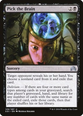 Pick the Brain SOI 129 NM Magic: The Gathering