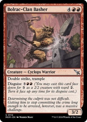 Bolrac-Clan Basher MKM 112 Foil NM Magic: The Gathering