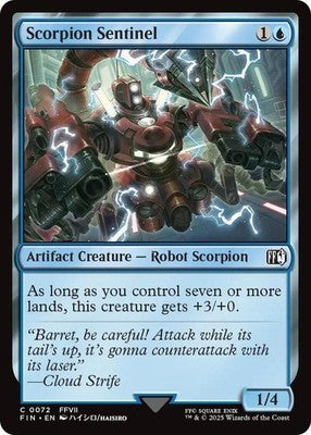 Scorpion Sentinel FIN 72 Foil NM Magic: The Gathering