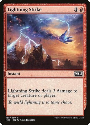 Lightning Strike M15 155 NM Magic: The Gathering