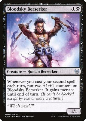 Bloodsky Berserker KHM 80 LP Magic: The Gathering