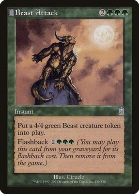 Beast Attack ODY 230 MP Magic: The Gathering