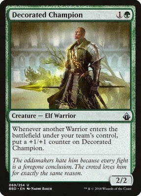 Decorated Champion BBD 69 NM Magic: The Gathering