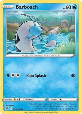Barboach 035/189 SWSH10: Astral Radiance Pokémon TCG