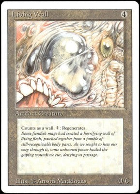 Living Wall Revised Edition U Magic: The Gathering Lightly Played