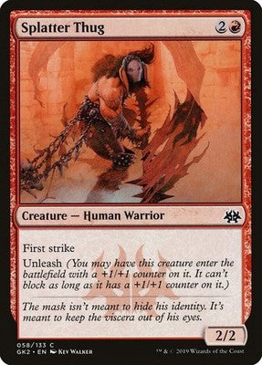 Splatter Thug GK2 58 NM Magic: The Gathering