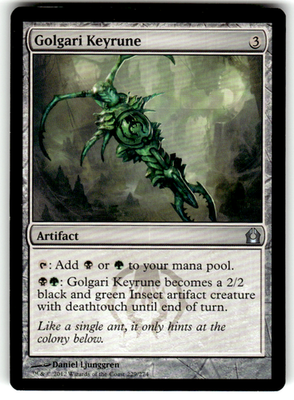 Golgari Keyrune Return to Ravnica 229 U Magic: The Gathering Lightly Played