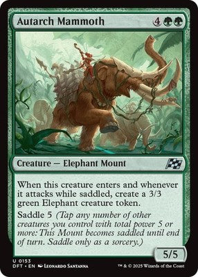 Autarch Mammoth DFT 153 NM Magic: The Gathering