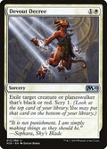 Devout Decree M20 13 NM Magic: The Gathering