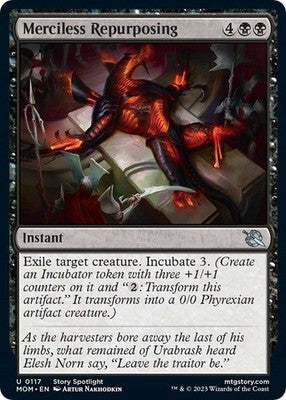 Merciless Repurposing MOM 117 NM Magic: The Gathering
