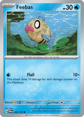 Feebas 049/167 SV06: Twilight Masquerade Pokémon TCG