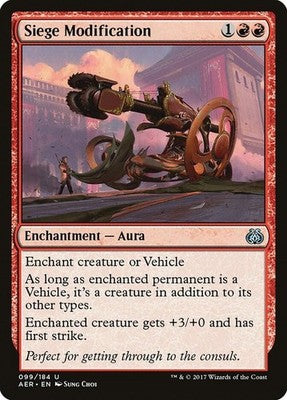 Siege Modification AER 99 NM Magic: The Gathering