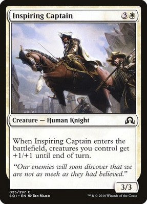 Inspiring Captain SOI 25 NM Magic: The Gathering