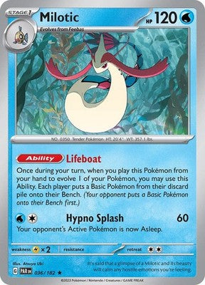 Milotic 036/182 SV04: Paradox Rift Holofoil Pokémon TCG