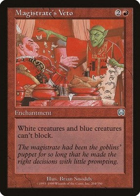 Magistrate's Veto MMQ 204 LP Magic: The Gathering