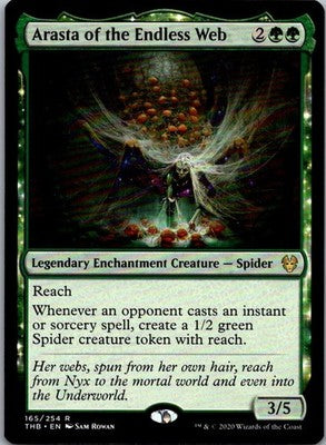 Arasta of the Endless Web 165 Rare Theros Beyond Death Magic: The Gathering NM