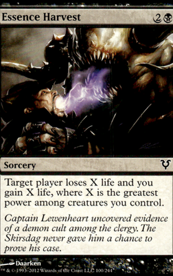 Essence Harvest Avacyn Restored 100 C Magic: The Gathering Near Mint