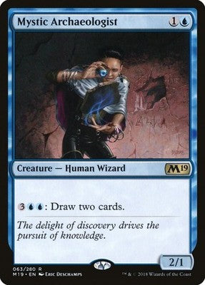 Mystic Archaeologist M19 63 Foil NM Magic: The Gathering