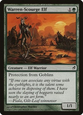 Warren-Scourge Elf LRW 241 LP Magic: The Gathering