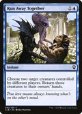 Run Away Together CLB 92 NM Magic: The Gathering